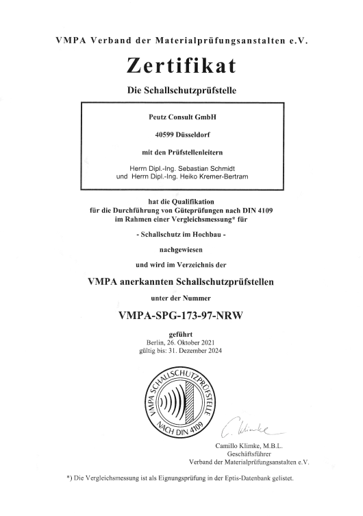 VMPA Zertifikat