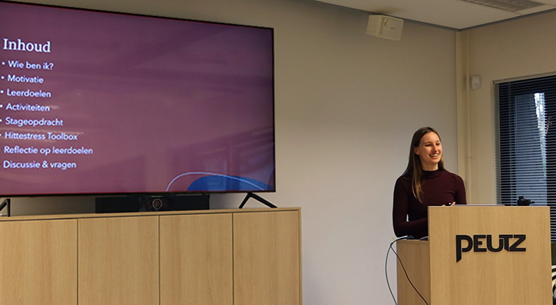 Absolventin referiert zu ihrem Praktikum Raumplanung und Umwelt